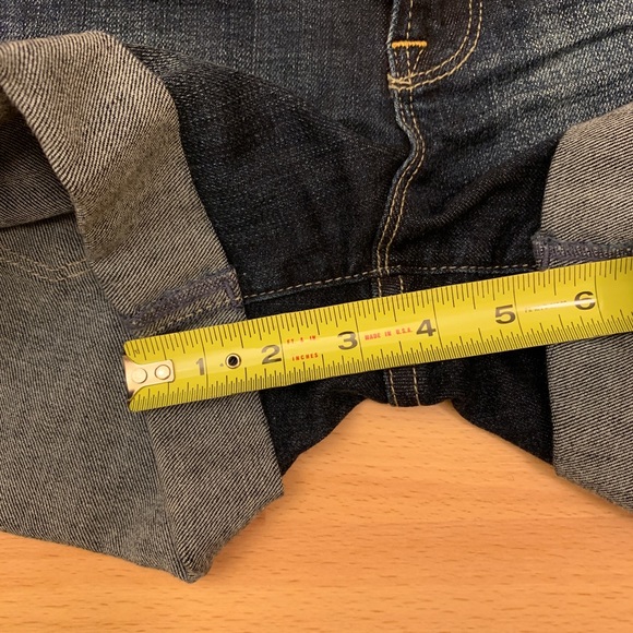 🌸 Pookie loves Sebastian Cuffed dark blue denim short shorts - Picture 7 of 7